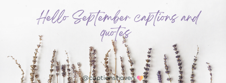 hello september captions and quotes