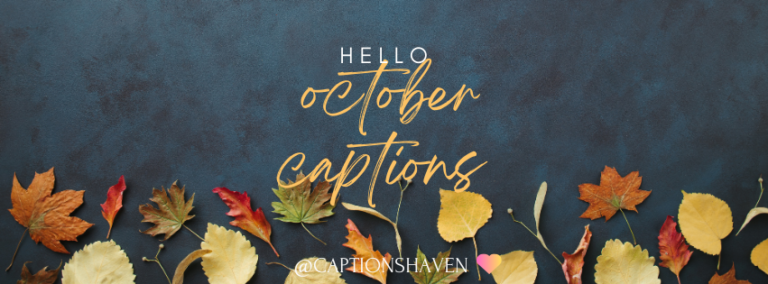 hello october captions