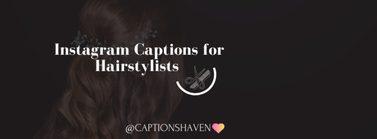 instagram captions for hairstylists